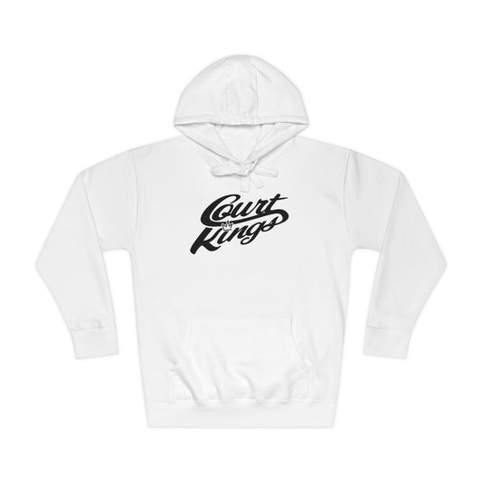 Court Kings Unisex Fleece Hoodie White