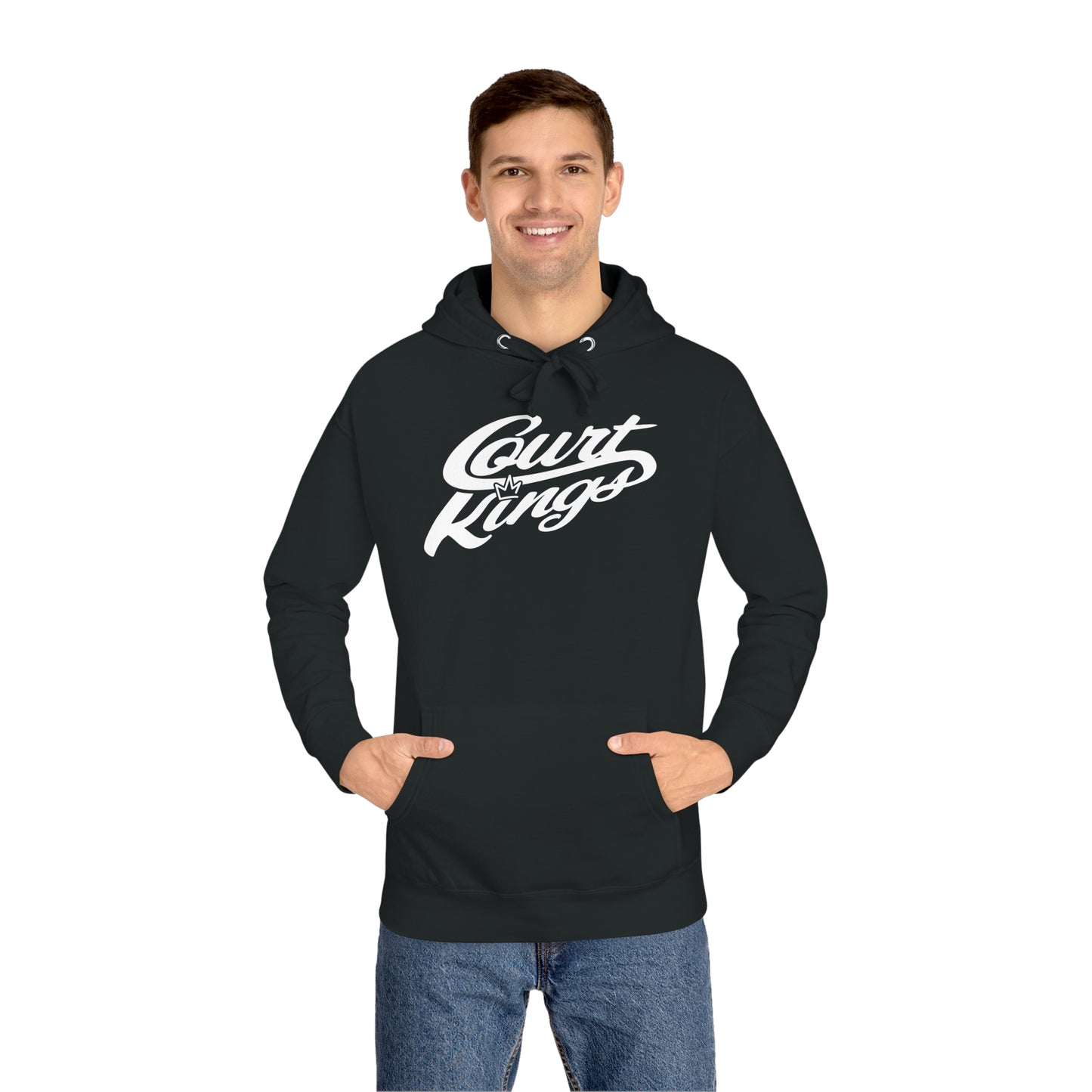 Court Kings Unisex Fleece Hoodie Black