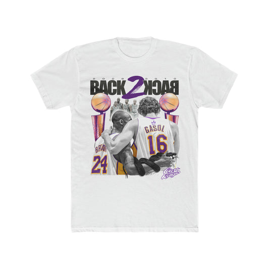 Los Angeles Back to Back Men's Cotton Crew Tee