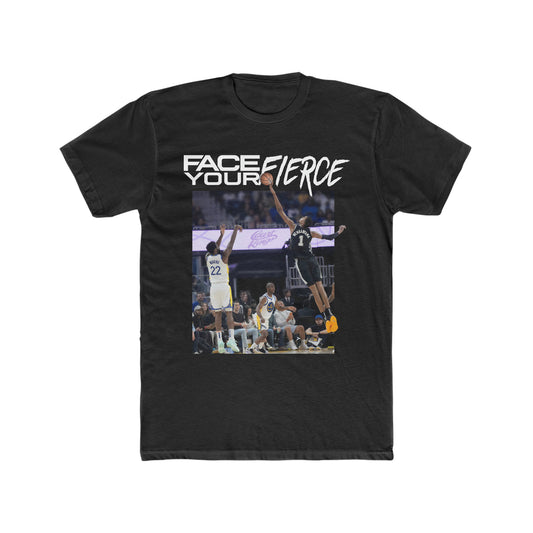 Face Your Fierce Wemby Reach Cotton Crew Tee