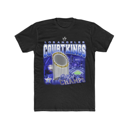Court Kings Los Angeles City Of Champs Men's Cotton Crew Tee